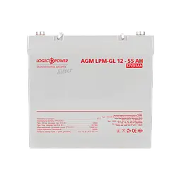 Акумулятор гелевий LP-GL 12V - 55 Ah Silver