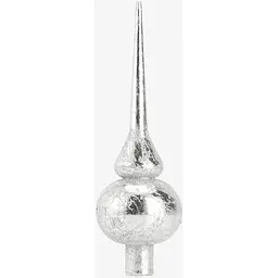 Новорічна Верхівка на ялинку CBK050 Срібний shop (2000999347085)