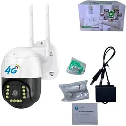 Камера зовнішнього відеоспостереження HandyHeat 4G Sim V380 PRO Вулична IP відеокамера 66 з нічною зйомкою - мініатюра 5