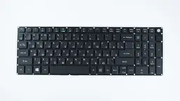 Клавіатура для ноутбука ACER (E5-522, E5-573) rus, black, без фрейма, підсвічування клавіш - мініатюра 2