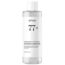 Заспокійливий тонер Anua Heartleaf 77% Soothing Toner 250 мл