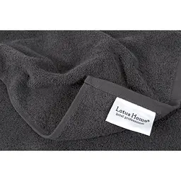 Рушник Lotus Home - Hotel Basic графіт 70x140 (16/1) 500 г/м2 - мініатюра 6