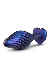 Анальна пробка Anal Adventures Matrix Swirling Bling Plug 11.4 см (фіолетовий) - мініатюра 3