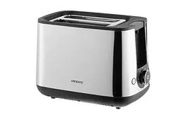 Тостер Ardesto T-K200, Steel, 800W, 2 тости, 2 відділення, 7 режимів підсмажування, нержавіюча сталь