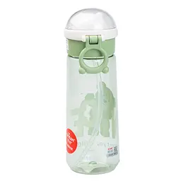 Пляшка для води Nice 620 мл із кришкою фліп топ на защіпці, зелений Happy Life HP17300GR - мініатюра 20
