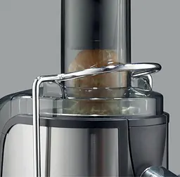 Gorenje Соковитискач відцентрований 800Вт, чаша-1.1л, макуха-1.5л, жолоб на ціле яблуко, пластик/метал, чорний - мініатюра 7
