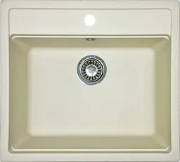 Кухонна мийка Adamant STEP ivory 565x500x190 мм, без крила 56,5 см - мініатюра 1