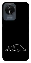 TPU чохол Demsky Lazy cat для Vivo Y02