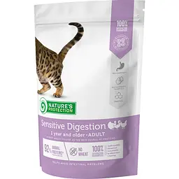 Сухий корм для котів із чутливим травленням Nature's Protection Cat Sensitive Digestion із птицею 400 г