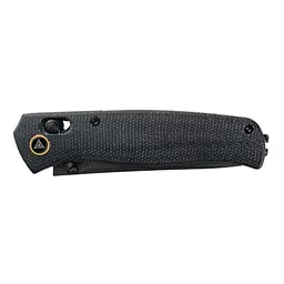 Ніж складаний туристичний SRM Medal 255L-MB3 (8.2 см) 140Cr / Micarta чорний - миниатюра 8