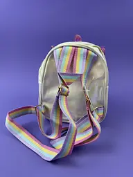 Рюкзак дитячий з єдинорогом, маленький/компактний (18×15×8 см), яскравий дизайн, для дівчаток C2262 - мініатюра 3