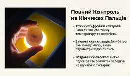 Автоматичний інкубатор ПТАХА 200-В (220/12В) - мініатюра 4