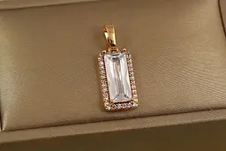 Кулон Xuping Jewelry Есмі 2 см золотистий
