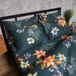 Набір наволочок Moon&Star Мікросатин Premium Floral Nocturne 50х50 см 2 шт - мініатюра 2