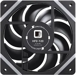 Вентиялтор JONSBO HF2-120BR Reverse ARGB Black (HF2-120BR ARGB Black) - мініатюра 4