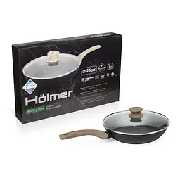 Сковорода Holmer, з кришкою, 26 см (FP-22326-SWMBL Star Chef) - мініатюра 7