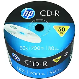 Диски HP (69300/CRE00070-3) 700MB 52x, без шпинделя, 50 шт