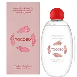 Ягідний тонер для звуження пор Vita Berry Pore Toner Tocobo 150 мл - мініатюра 2