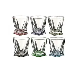 Набір склянок Crystalite Bohemia Quadro Color, 340 мл, 6 шт. (99999/72R93/932) - мініатюра 2