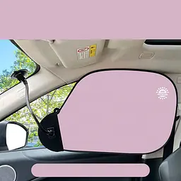 Сонцезахисний козирок для автомобіля (на присосці) (0.58x0.36m) Pink - мініатюра 2
