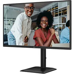 TFT 27" AOC 27E4U, IPS, 120Hz, VGA, HDMI, DP, USB-hub, HAS, Pivot, колонки, чорний - мініатюра 3