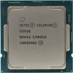 Процесор Intel Celeron G5920 (CM8070104292010) (Socket 1200, 2T, 3.5 ГГц, Tray) Б/в