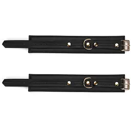 Поножі Liebe Seele Black Organosilicon Anklecuffs - мініатюра 3