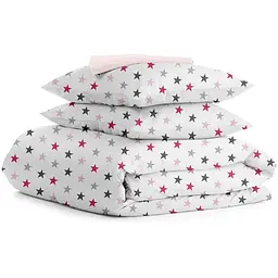 Комплект постільної білизни Cosas Rose star Полуторний рожевий (StarRose_El-Rose_160)