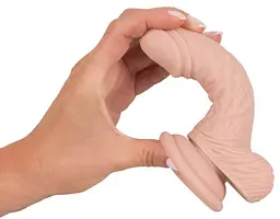 Фалоімітатор You2Toys Silicone Dildo Size S 14.5 см тілесний - мініатюра 8