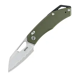 Ніж складаний кишеньковий SRM Cub 261M-GP2 (7.3 см) 140Cr / G10 зелений - мініатюра 2