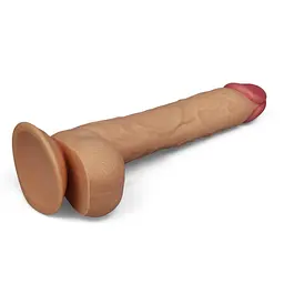 Фалоімітатор Lovetoy Legendary King Sized Realistic Dildo 10" 27.5 см тілесний - мініатюра 2