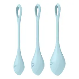 Набір йоні намистин Satisfyer Yoni Power 2 Light Blue, діаметр 2-2,5-3см Satisfyer SO5548 97960