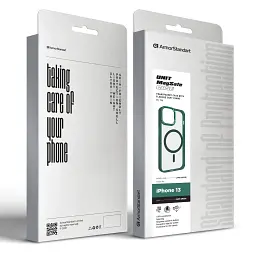 Чохол ArmorStandart Unit MagSafe для Apple iPhone 13 Dark Green - мініатюра 6