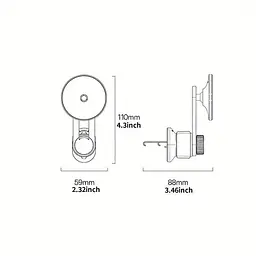 Автотримач Baseus MagPro Series Magnetic Car Mount C40161200121-00 чорний - мініатюра 8