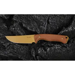 Ніж фіксований мисливський Ruike F186-MN, (11.8 см) D2 / Micarta коричневий - мініатюра 11