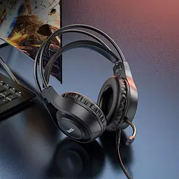 Навушники Hoco W106 Tiger gaming headset Black - мініатюра 9