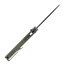 Ніж складаний туристичний SRM 221X-GP 92 мм 14C28N G10 зелений - мініатюра 5
