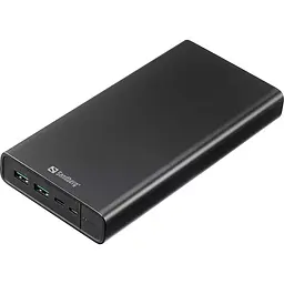 Універсальна мобільна батарея Sandberg Powerbank 38400mAh USB-C PD 100W Black (420-63) - мініатюра 2