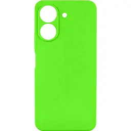 Чохол TPU GETMAN Liquid Silk Full Camera для Xiaomi Redmi 13C / Poco C65 Салатовий / Neon Green