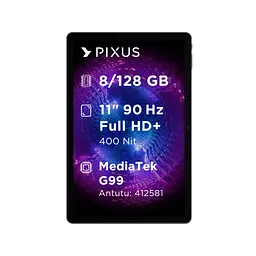 Планшет Pixus Titan 10,95" 8/128Gb LTE Чохол+зарядка, metal, graphite (4897058531695) - мініатюра 2