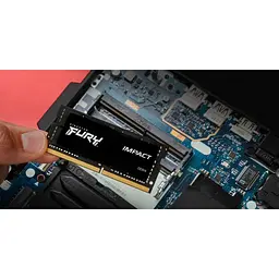 Пристрій для ноутбуків Kingston Fury 32 GB SO-DIMM DDR4 3200 MHz Impact (KF432S20IB/32) - мініатюра 4