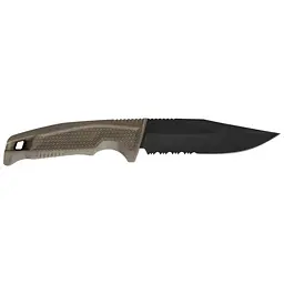 Ніж SOG Recondo FX FDE, Partially Serrated Чорний-Бежевий
