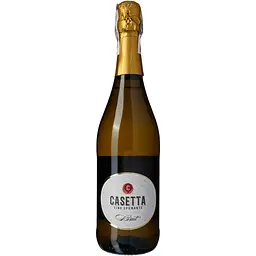 Вино ігристе Casetta Spumante Brut біле брют 0.75 л + Набір цукерок Chocco Via Bona Mix 250 г - мініатюра 2