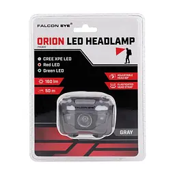 Ліхтар Falcon Eye Orion (160 Lm) Cool White/Red/Green LED Grey (FHL0012) (DAS303977) - мініатюра 3
