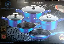 Набір посуду Meisterklasse MK-1044 marble 10 предметів - мініатюра 4