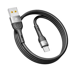Кабель для подзарядки USB Ridea RC-XS51 X-Silicone USB-Type C 60W 20V/3A 1.2 м Черный