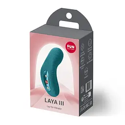 Накладний вібратор Fun Factory LAYA III Bottle Green, ефект постукування пальцем - мініатюра 7