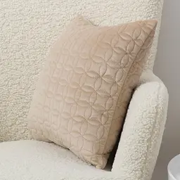 Наволочка декоративна ТЕП Velour Мозаїка 45х45 см золотий беж (2-05175_36292) - мініатюра 4