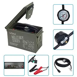 Компресор автомобільний Voin Military Series 90л/хв 150psi 25A (VM-070)