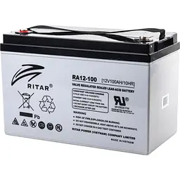 Акумулятор Ritar AGM 12V/100Ah/1200Wh [RA12-100] [125654] - мініатюра 1